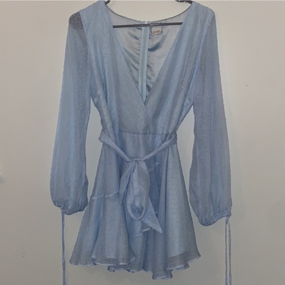 Selfie Leslie Chiffon Mini Dress - Picture 5 of 10